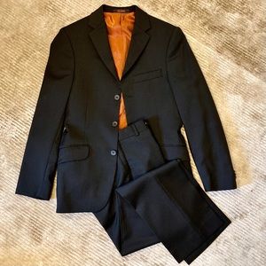 Ben Sherman Black Suit with subtle pinstripe - 38R